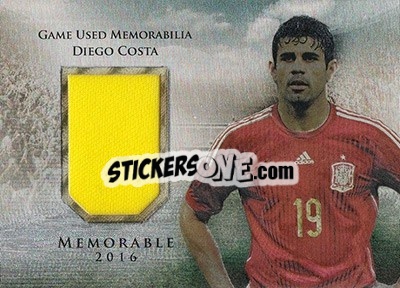 Sticker Diego Costa - World Football UNIQUE 2016 n. MEM12 - Futera