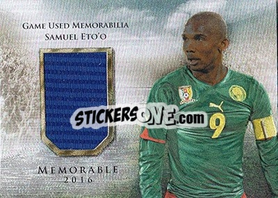 Sticker Samuel Eto'o - World Football UNIQUE 2016 n. MEM15 - Futera