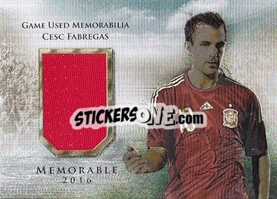 Sticker Cesc Fabregas - World Football UNIQUE 2016 n. MEM16 - Futera