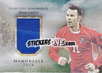 Sticker Ryan Giggs - World Football UNIQUE 2016 - Futera