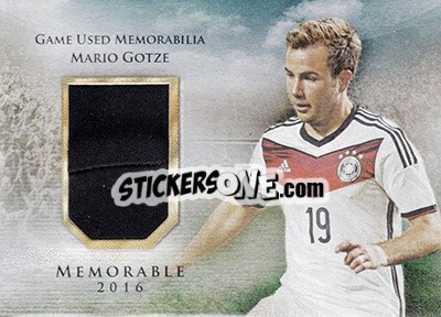 Sticker Mario Gotze - World Football UNIQUE 2016 n. MEM19 - Futera