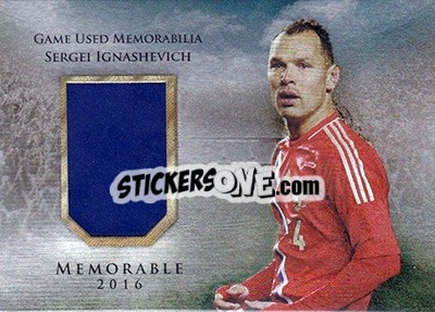 Sticker Sergei Ignashevich - World Football UNIQUE 2016 n. MEM23 - Futera