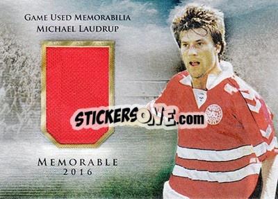 Sticker Michael Laudrup - World Football UNIQUE 2016 n. MEM28 - Futera