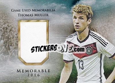 Sticker Thomas Muller - World Football UNIQUE 2016 - Futera