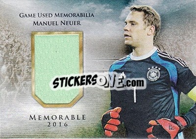 Cromo Manuel Neuer - World Football UNIQUE 2016 - Futera