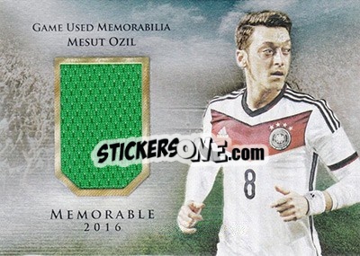 Sticker Mesut Ozil - World Football UNIQUE 2016 n. MEM33 - Futera