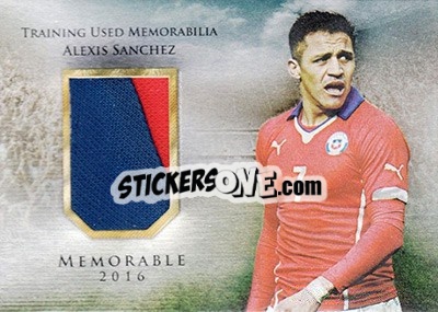 Sticker Alexis Sanchez - World Football UNIQUE 2016 n. MEM41 - Futera