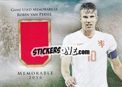 Sticker Robin van Persie - World Football UNIQUE 2016 - Futera