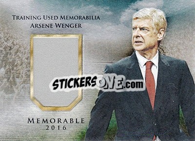 Cromo Arsene Wenger - World Football UNIQUE 2016 - Futera