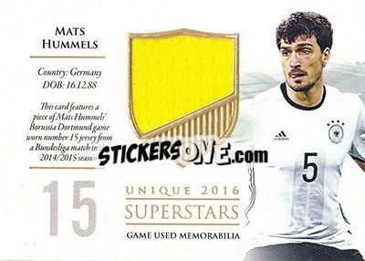 Sticker Mats Hummels