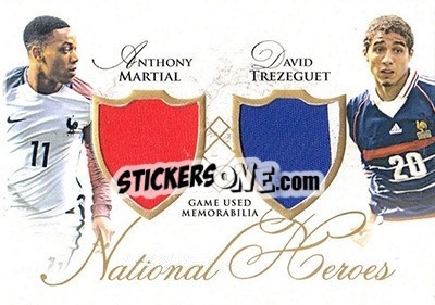 Sticker Anthony Martial / David Trezeguet