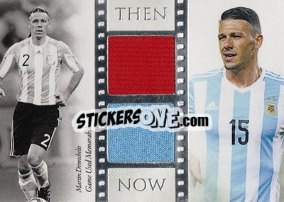 Sticker Martin Demichelis - World Football UNIQUE 2016 - Futera