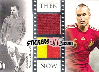 Sticker Andres Iniesta - World Football UNIQUE 2016 - Futera