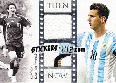 Sticker Lionel Messi - World Football UNIQUE 2016 n. TN10 - Futera