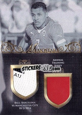 Sticker Alexis Sanchez - World Football UNIQUE 2016 n. MD09 - Futera
