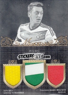 Sticker Mesut Ozil - World Football UNIQUE 2016 n. MT13 - Futera