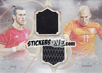 Sticker Gareth Bale / Arjen Robben - World Football UNIQUE 2016 - Futera