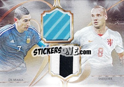 Sticker Angel Di Maria / Wesley Sneijder - World Football UNIQUE 2016 n. VS07 - Futera