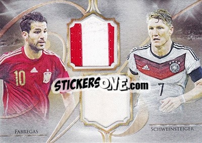 Sticker Cesc Fabregas / Bastien Schweinsteiger - World Football UNIQUE 2016 n. VS08 - Futera