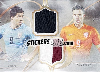 Sticker Luis Suarez / Robin van Persie - World Football UNIQUE 2016 n. VS24 - Futera