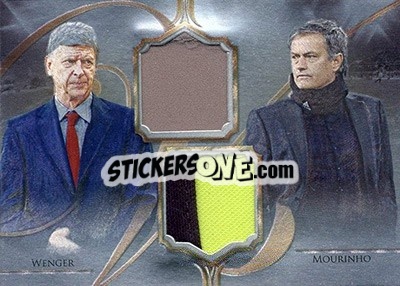 Cromo Arsene Wenger / Jose Mourinho - World Football UNIQUE 2016 n. VS25 - Futera