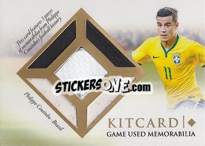 Sticker Philippe Coutinho - World Football UNIQUE 2016 n. KC04 - Futera