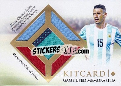 Sticker Martin Demichelis - World Football UNIQUE 2016 - Futera