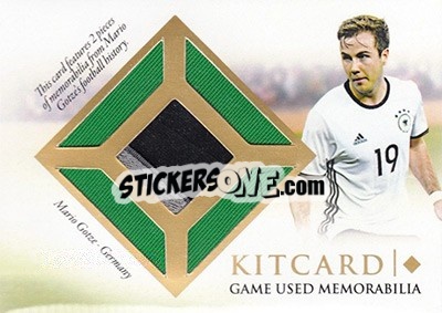 Sticker Mario Gotze - World Football UNIQUE 2016 n. KC07 - Futera