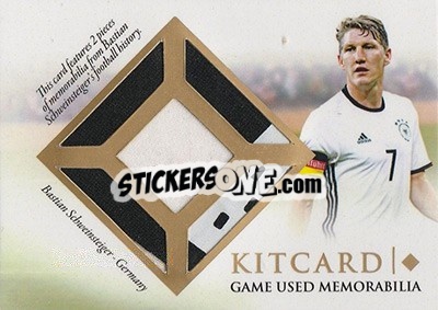 Sticker Bastien Schweinsteiger - World Football UNIQUE 2016 n. KC10 - Futera