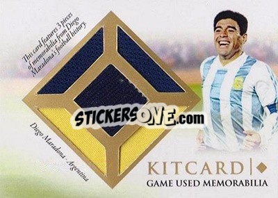 Sticker Diego Maradona - World Football UNIQUE 2016 n. KC14 - Futera