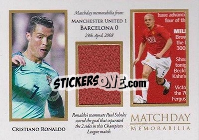 Sticker Cristiano Ronaldo - World Football UNIQUE 2016 - Futera