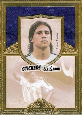 Cromo Hernan Crespo - World Football UNIQUE 2016 - Futera