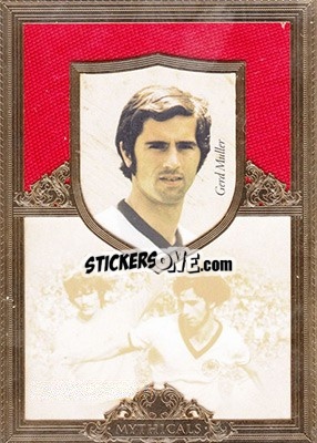 Sticker Gerd Muller - World Football UNIQUE 2016 - Futera