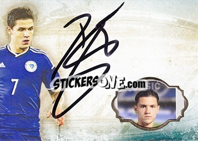 Sticker Muhamad Besic - World Football UNIQUE 2016 - Futera