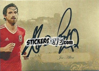 Sticker Joe Allen - World Football UNIQUE 2016 n. MJ06 - Futera