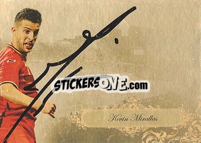 Sticker Kevin Mirallas - World Football UNIQUE 2016 n. MJ10 - Futera