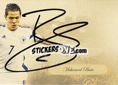 Sticker Muhamed Besic - World Football UNIQUE 2016 - Futera