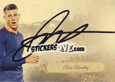 Sticker Ross Barkley - World Football UNIQUE 2016 n. MJ13 - Futera