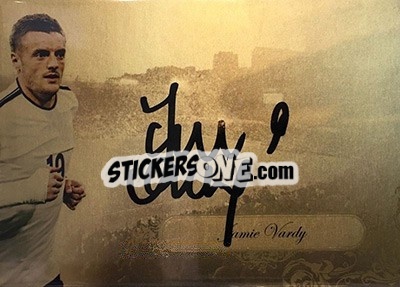 Sticker Jamie Vardy - World Football UNIQUE 2016 n. MJ15 - Futera