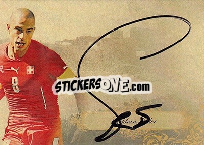 Sticker Gokhan Inler - World Football UNIQUE 2016 n. MJ19 - Futera