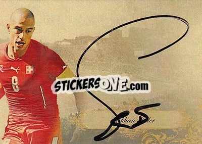 Sticker Gokhan Inler - World Football UNIQUE 2016 - Futera