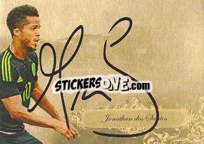 Sticker Jonathan Dos Santos - World Football UNIQUE 2016 - Futera