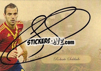 Sticker Roberto Soldado - World Football UNIQUE 2016 - Futera