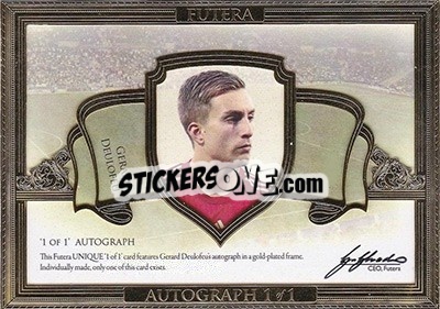 Sticker Gerard Deulofeu - World Football UNIQUE 2016 n. A44 - Futera