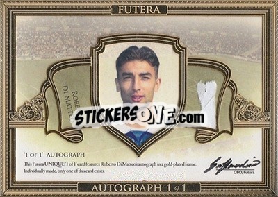 Sticker Roberto Di Matteo - World Football UNIQUE 2016 - Futera