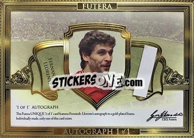 Figurina Fernando Llorente - World Football UNIQUE 2016 - Futera