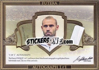 Sticker Javier Mascherano - World Football UNIQUE 2016 n. A110 - Futera