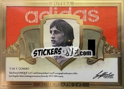 Sticker Johan Cruyff - World Football UNIQUE 2016 - Futera