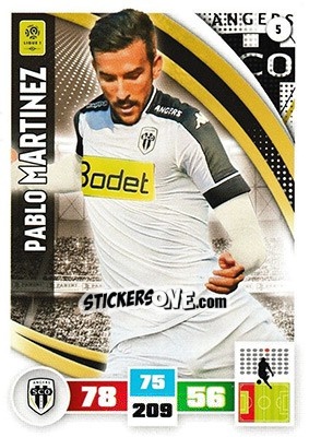 Sticker Pablo Martinez - Foot 2016-2017. Adrenalyn Xl n. 5 - Panini