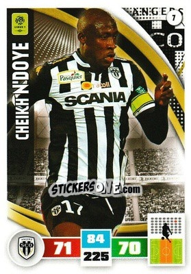 Sticker Cheikh N'Doye - Foot 2016-2017. Adrenalyn Xl n. 7 - Panini